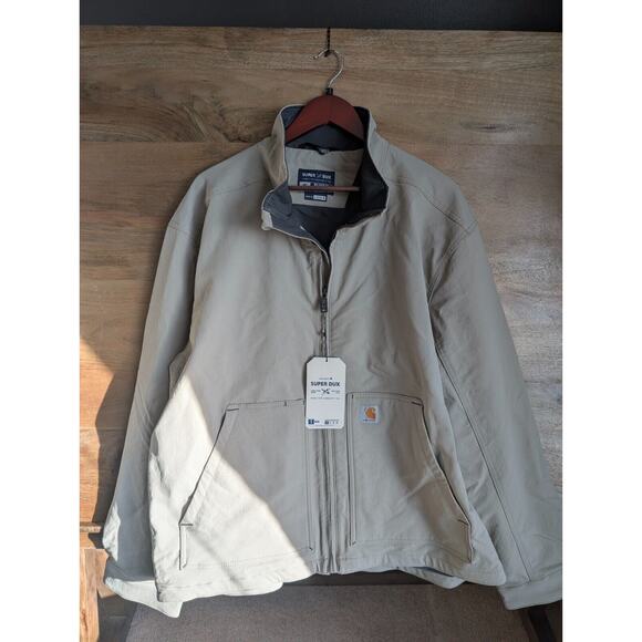 Carhartt Soft Shell Jacket Mens 2XL Super Dux Relaxed Fit Lightweight 0J5534-M - Picture 1 of 5